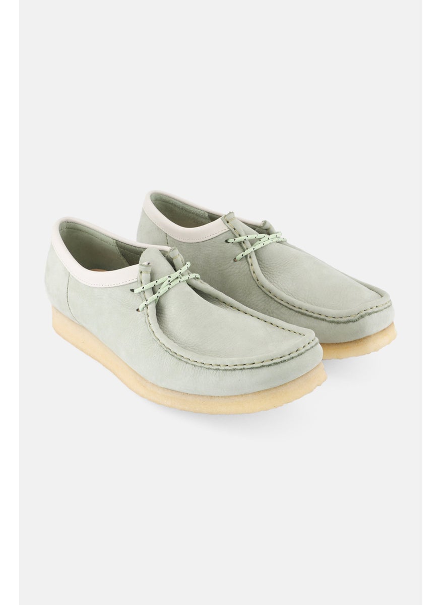 Men Standard Wallabee Lace Up Casual Shoes, Green