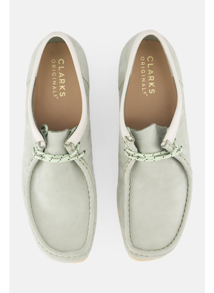 Men Standard Wallabee Lace Up Casual Shoes, Green