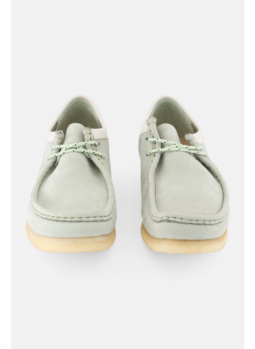 Men Standard Wallabee Lace Up Casual Shoes, Green