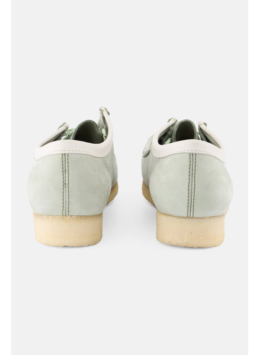 Men Standard Wallabee Lace Up Casual Shoes, Green