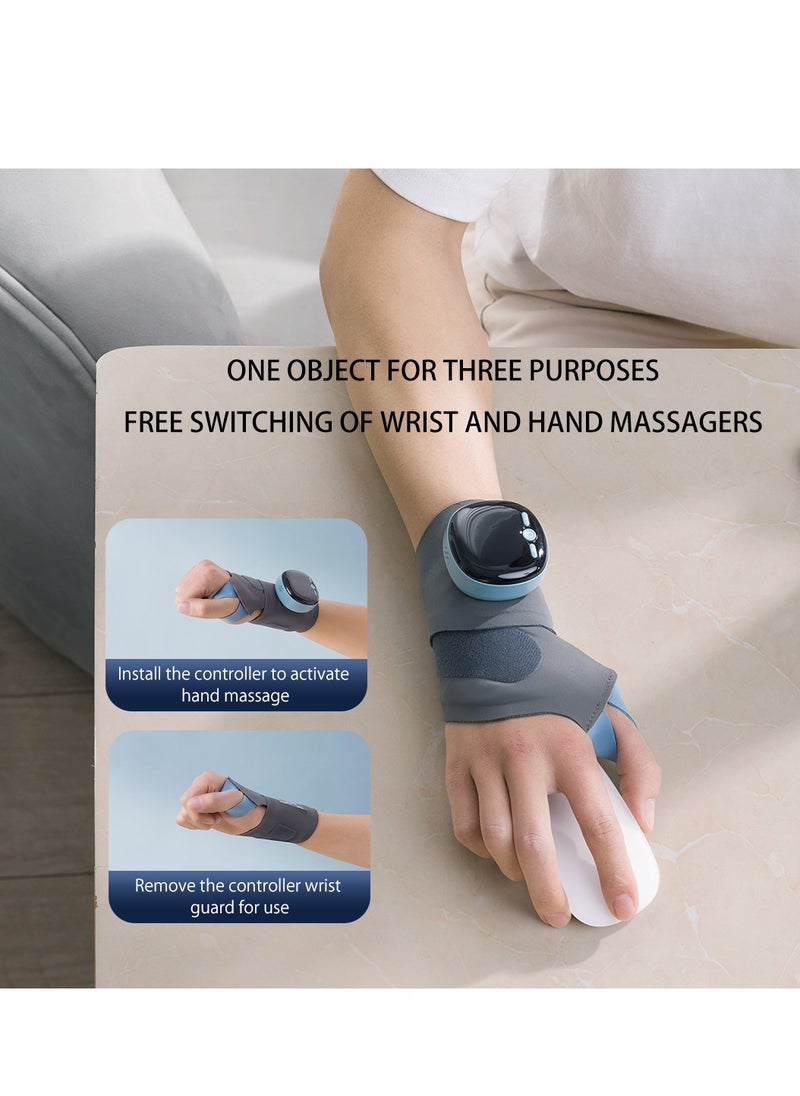 EMS smart tendon sheath hand heating wrist guard hot compress breathable detachable hand sprain massage protective gear