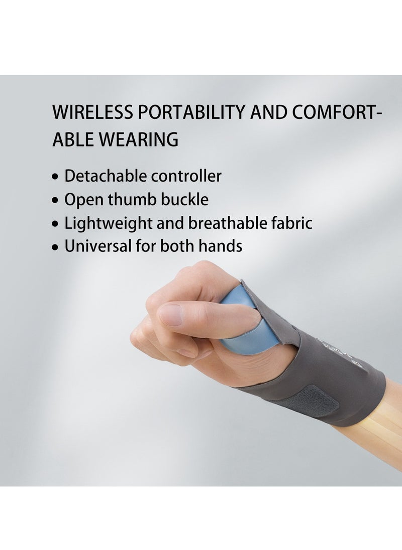 EMS smart tendon sheath hand heating wrist guard hot compress breathable detachable hand sprain massage protective gear