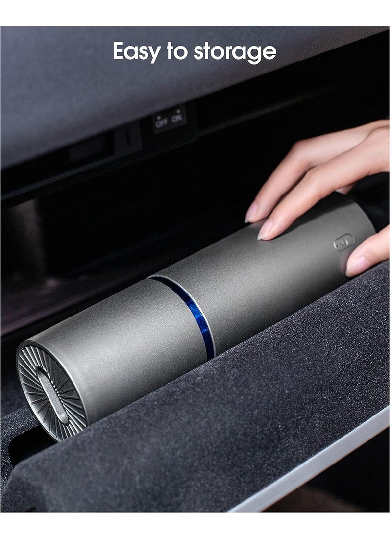 Mini Vacuum, Air Duster and Hand Pump 3 in 1, Cordless Handheld Vacuum, USB Rechargeable, Easy to Clean Desktop, Keyboard, Drawer, Car Interior and Other Crevices, Small Spaces