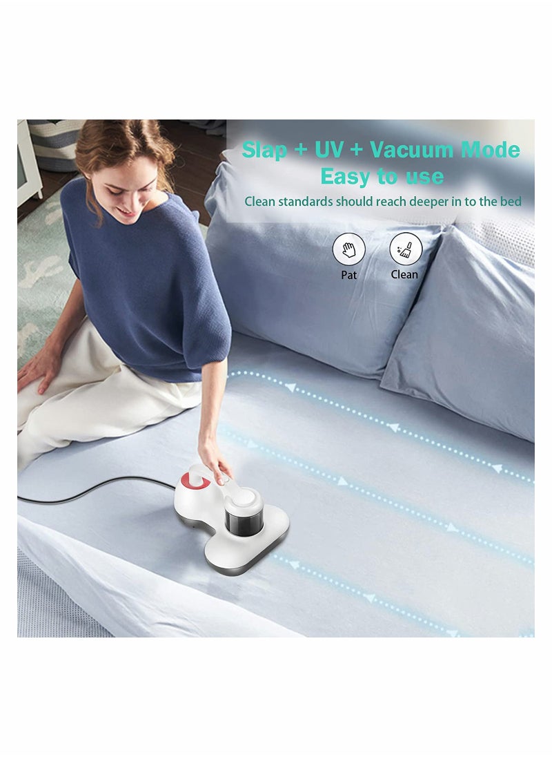 Bed Vacuum Cleaner UV Mattress Vacuum Cleaner, Handheld Deep Mattress Cleaner Suitable for Bedding, Sofa, Other Fabric Surfaces