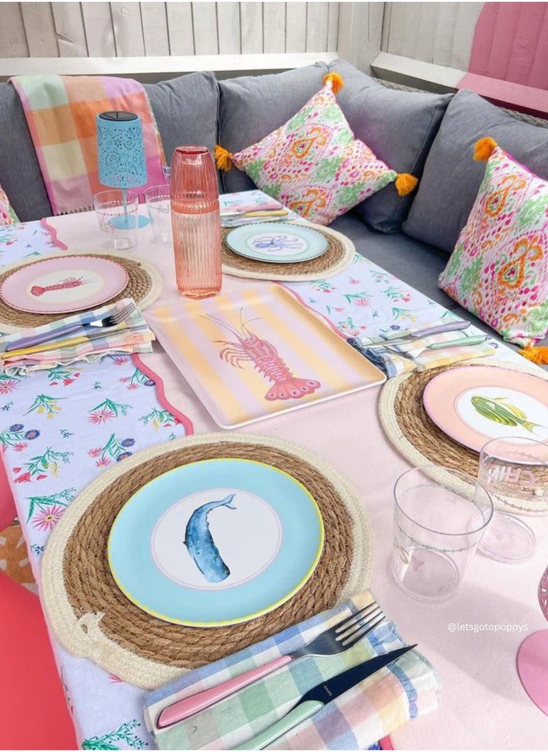 Animal Melamine Dinner Plates (Set of 4)