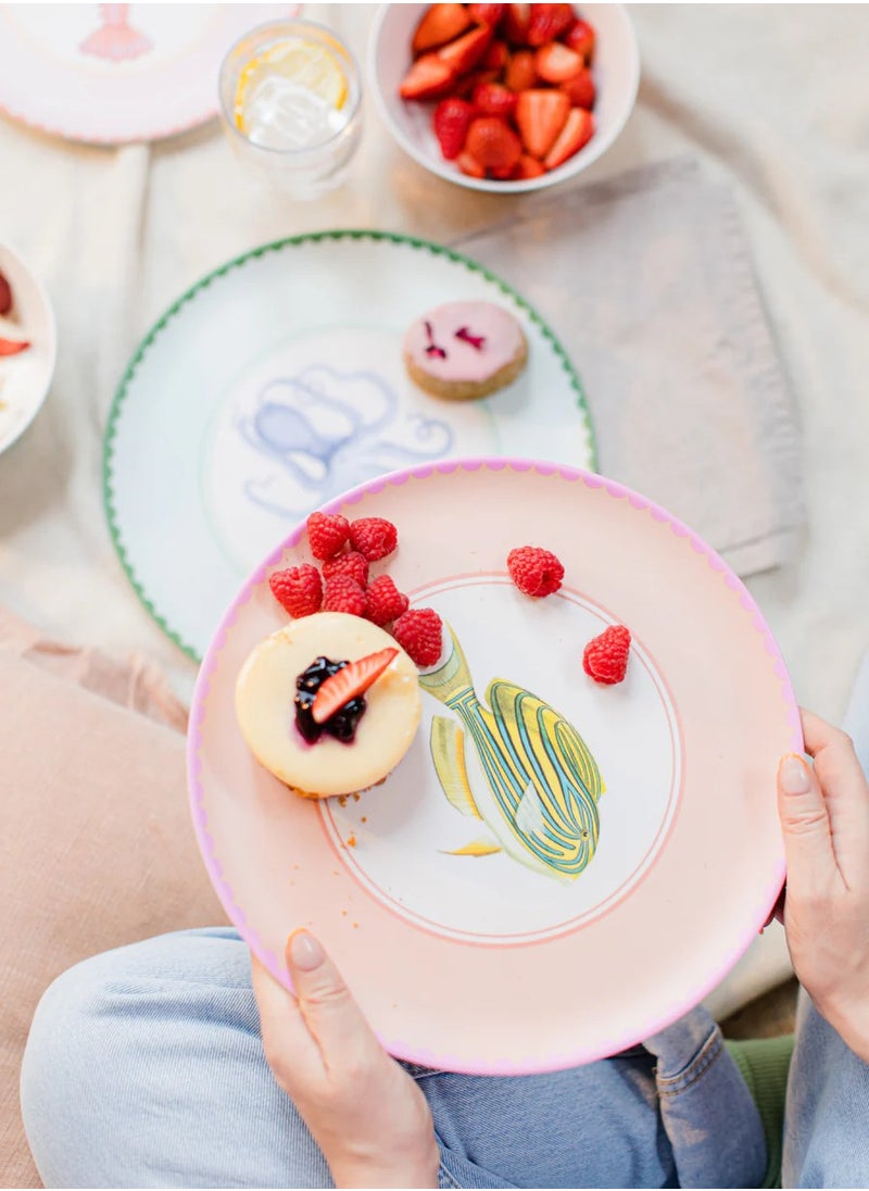 Animal Melamine Side Plates (Set of 4)