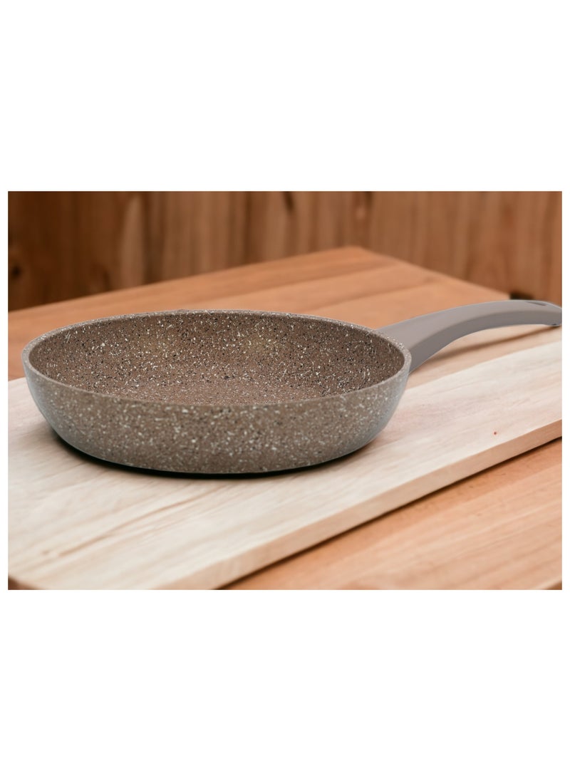 OMS Non-Stick - 24 CM Brown Granitec Frypan -Made in Turkey?