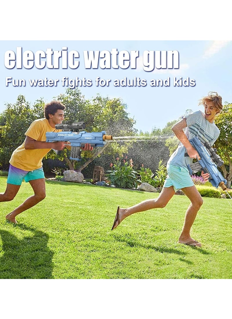 Electric Water Guns for Adults Kids,Long Distance Automatic Squirt Gun Up to 32 FT Range with Magnifying Lens,Summer Outdoor Beach and Pool Party Toy