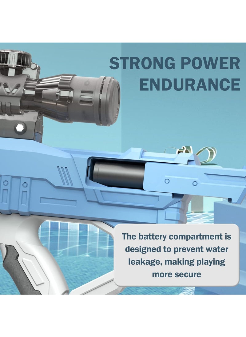 Electric Water Guns for Adults Kids,Long Distance Automatic Squirt Gun Up to 32 FT Range with Magnifying Lens,Summer Outdoor Beach and Pool Party Toy