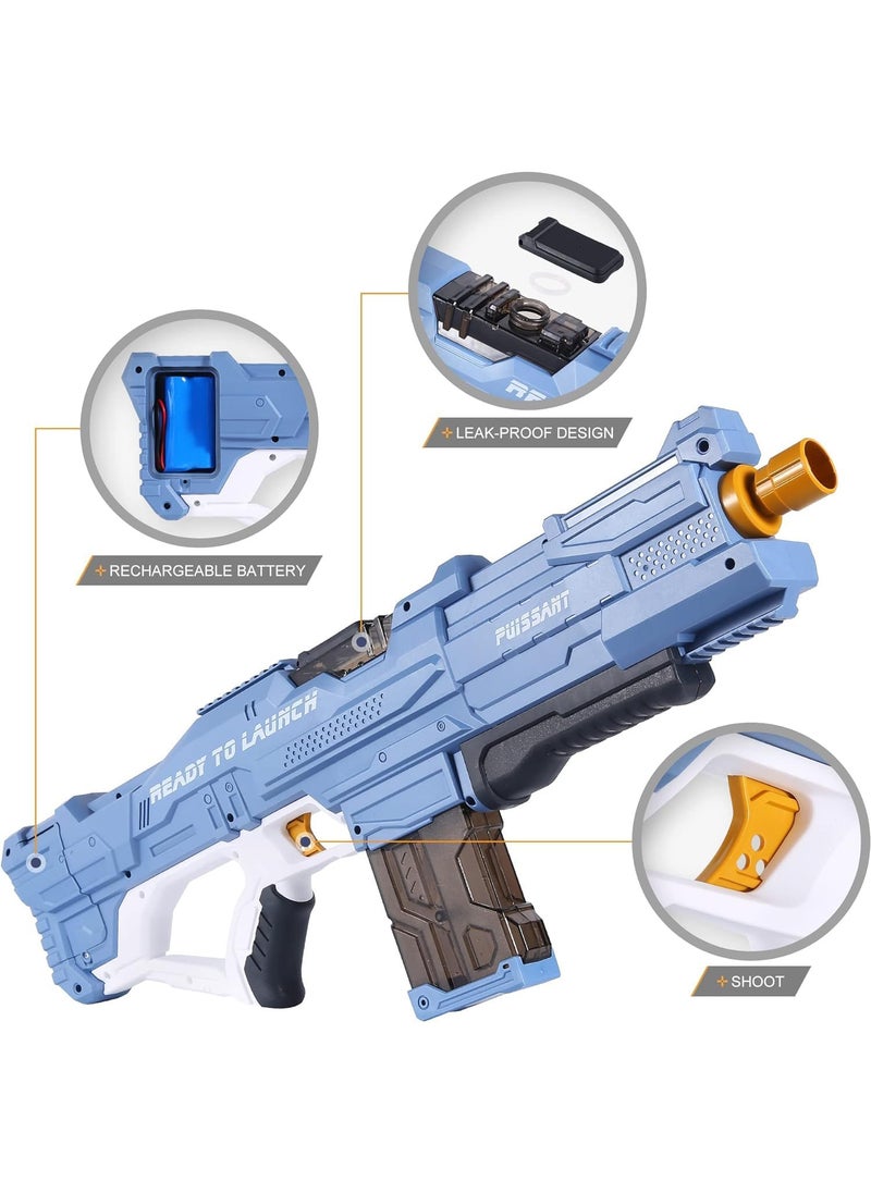 Electric Water Guns for Adults Kids,Long Distance Automatic Squirt Gun Up to 32 FT Range with Magnifying Lens,Summer Outdoor Beach and Pool Party Toy