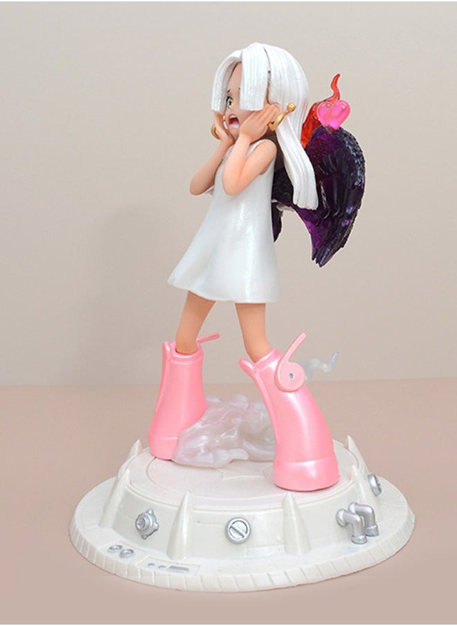 One Piece S-Snake Pink Action Figure Decorative Resin Sculpture Home Decor Statue, Art Figurine Home Ornament Decoration for Office, Living Room, Bedroom, Book Shelf, TV Cabinet, Desktop