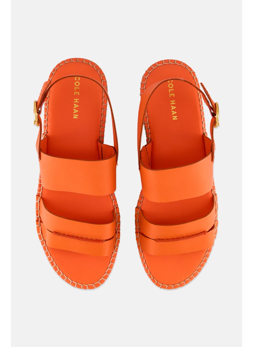 Women Medium CF Tildean Adjustable Buckle Sandals, Orange