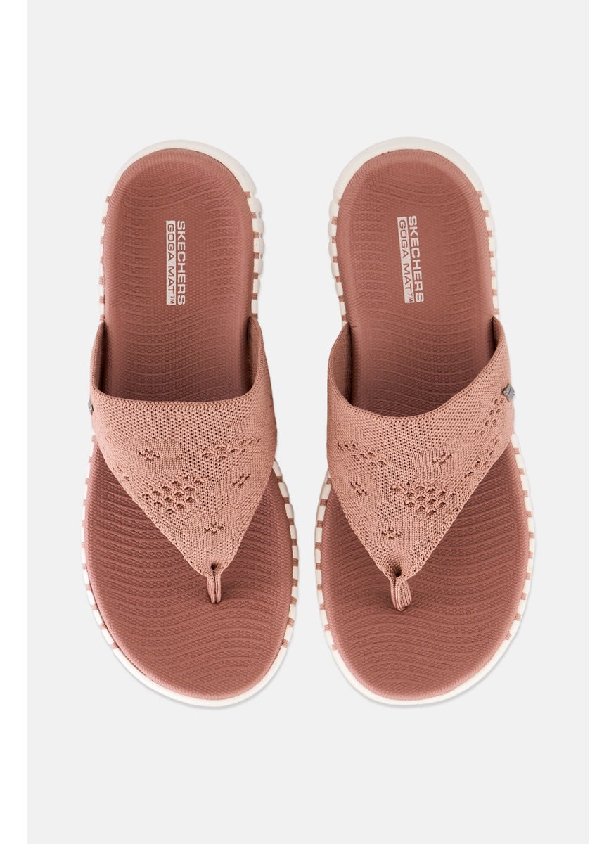Women Go Walk Smart Slip On Sandals, Dusty Rose