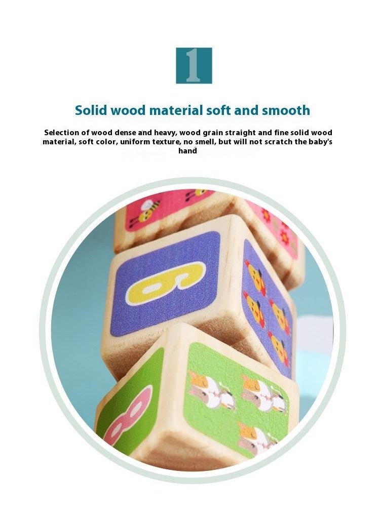 Wooden Husky Functional Calculation Frame For Children Children's Early Education Puzzle Toys