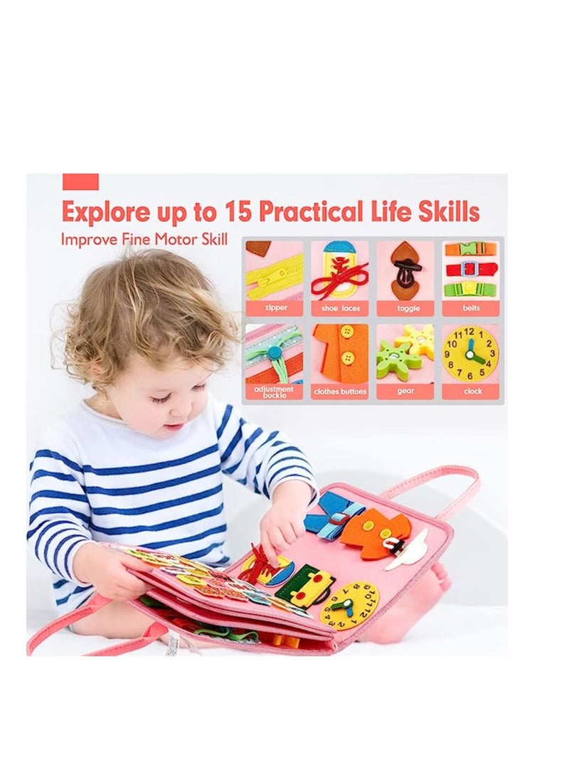 ORiTi Busy Board for Toddlers Boys Girls Montessori Toys