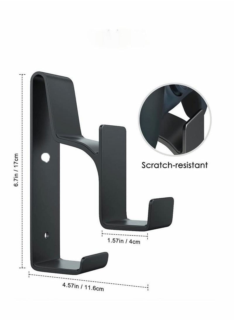 Gamepad Controller and Headset Wall Mount for Xbox ONE, X-Series, PS5, PS4, PS3, Switch, STEELSERIES Gamepads and More, Stay Organized and Screw Free