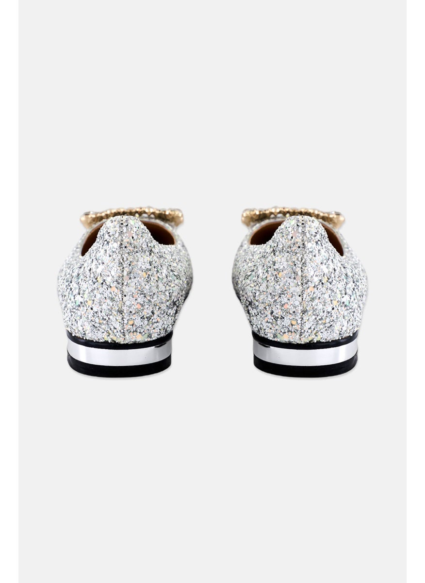 Women Slip On Pumps, White