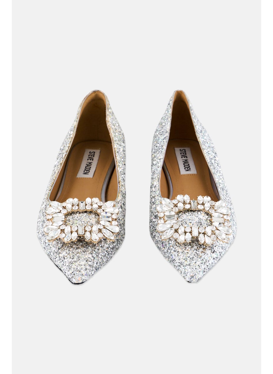 Women Slip On Pumps, White