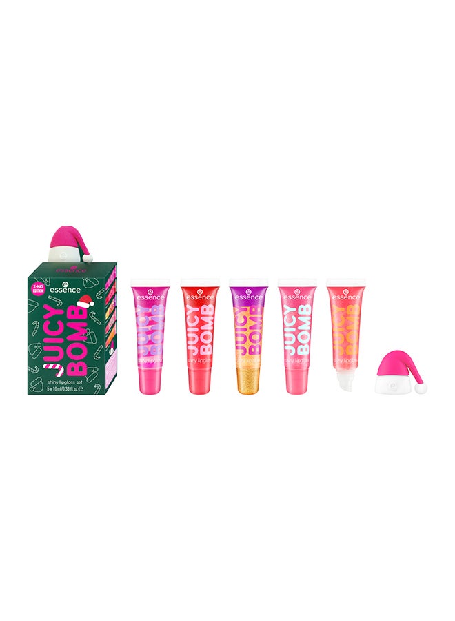 Juicy Bomb Xmas Edition Shiny Lipgloss Set 01 1