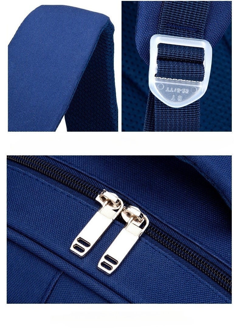 Primary School Students' Leisure Schoolbag, Lightweight, Waterproof, Large-capacity, Boys and Girls Backpack 28*41*16CM