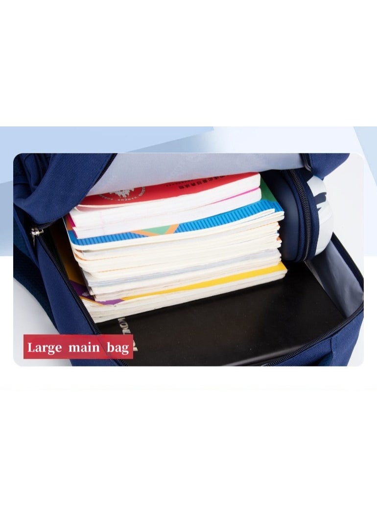 Middle School Students' Leisure Schoolbag, Lightweight, Waterproof, Large-capacity, Boys and Girls Backpack 30*45*17CM