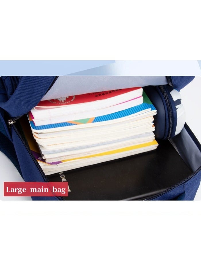 Middle School Students' Leisure Schoolbag, Lightweight, Waterproof, Large-capacity, Boys and Girls Backpack 30*45*17CM