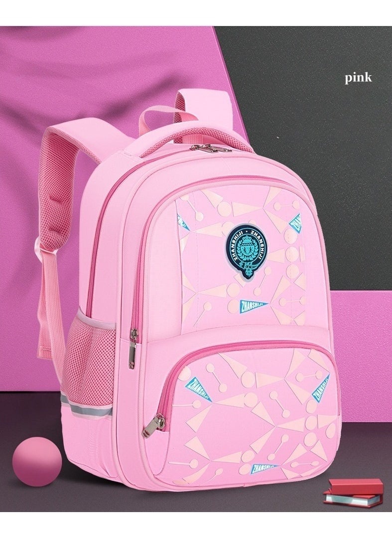Middle School Students' Leisure Schoolbag, Lightweight, Waterproof, Large-capacity, Boys and Girls Backpack 30*45*17CM