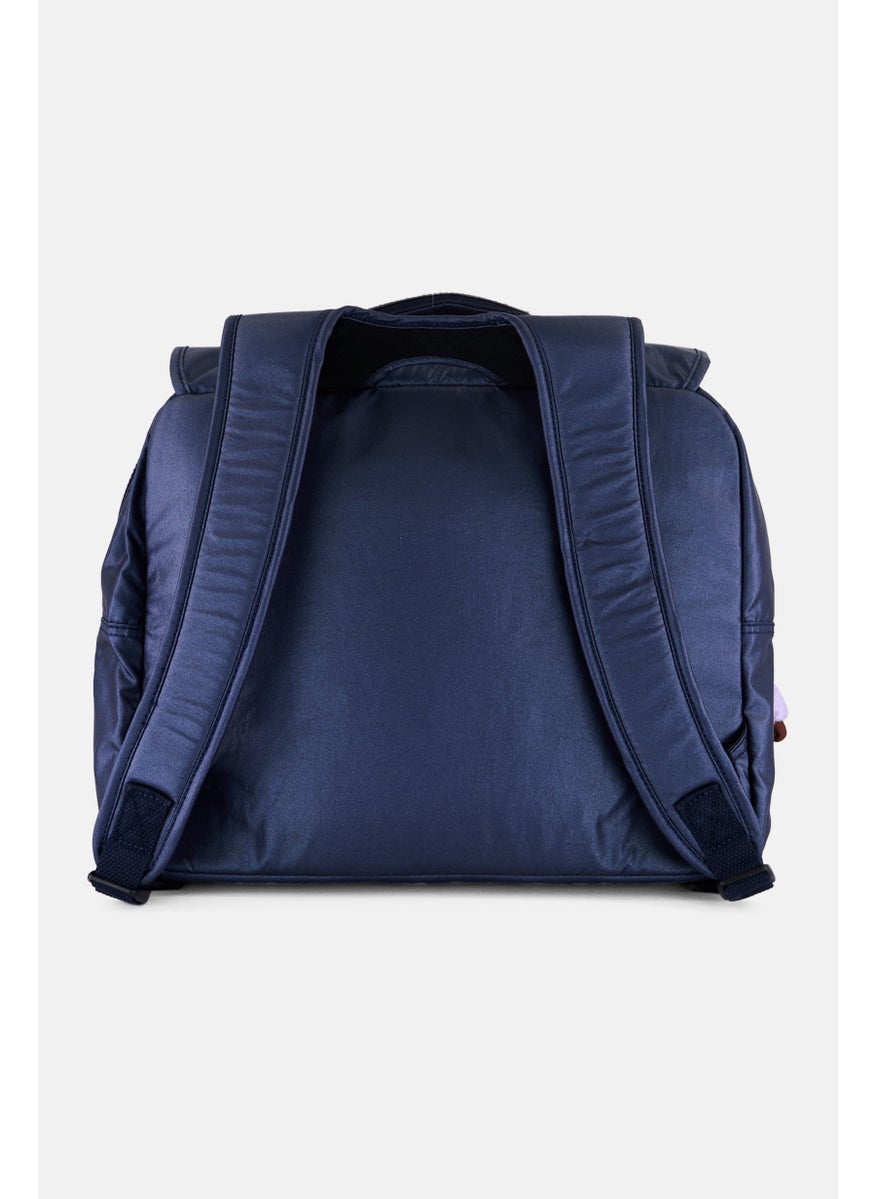 Women Brand Logo Backpack 41 L x 35 H x 14 W cm, Navy