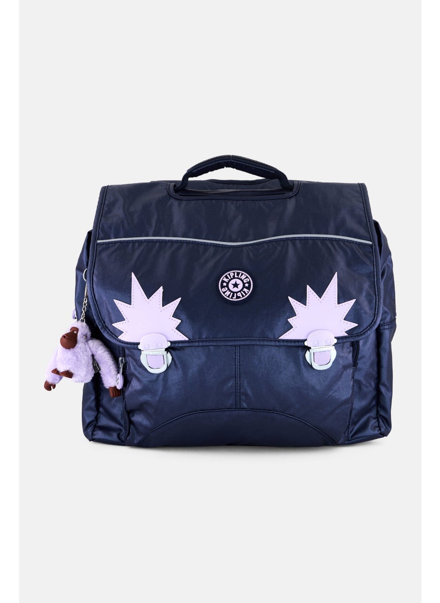 Women Brand Logo Backpack 41 L x 35 H x 14 W cm, Navy