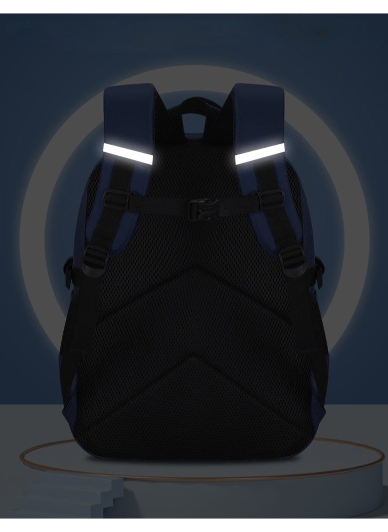 Primary School Student Leisure Schoolbag, Lightweight, Waterproof, Large-capacity Boy Children's Backpack 26*40*18CM