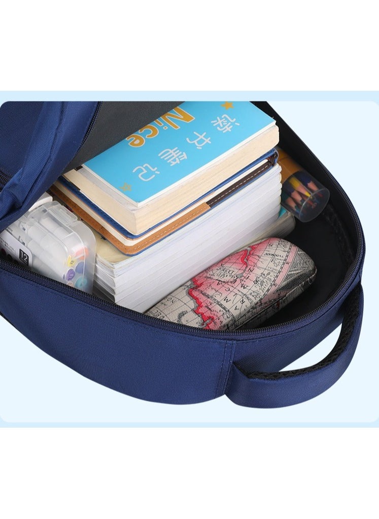 Primary School Student Leisure Schoolbag, Lightweight, Waterproof, Large-capacity Boy Children's Backpack 26*40*18CM