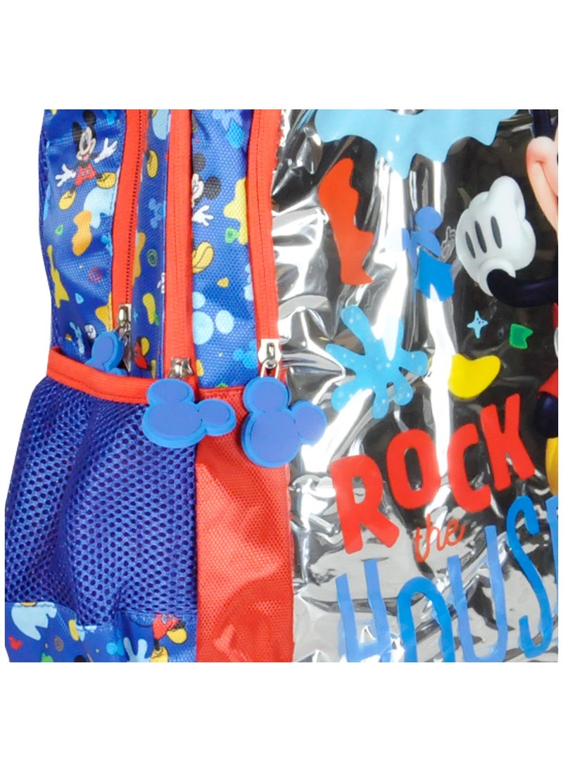Disney Mickey Mouse Rock The House 18 inches Backpack