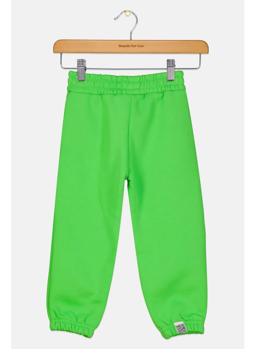 Kids Boy Brand Logo Jogger Pants, Green