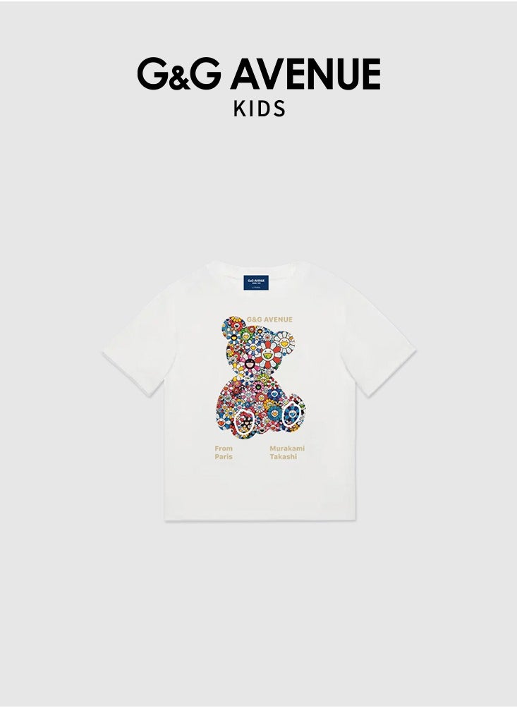 Kids T Shirts  Short Sleeve Striped T Shirt Cotton Tees for Boys or Girls Size 3 12 Years