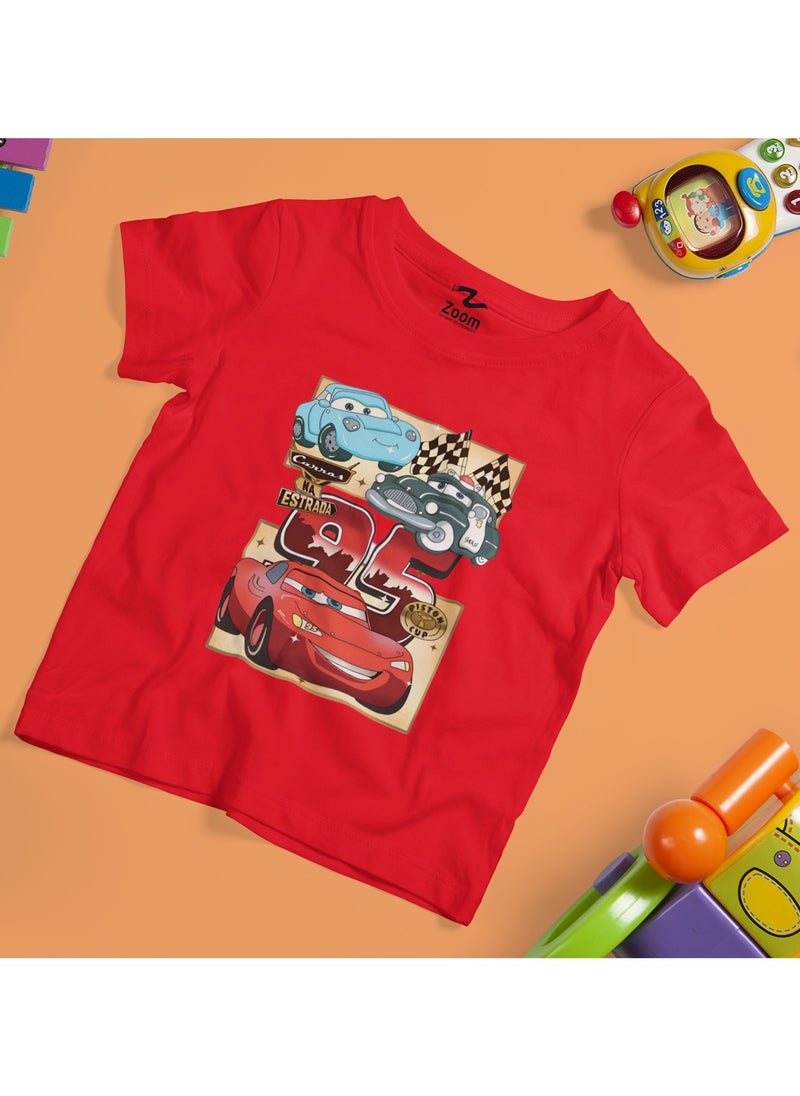 MCQUEEN CARS DESIGN FOR KIDS - T-SHIRT