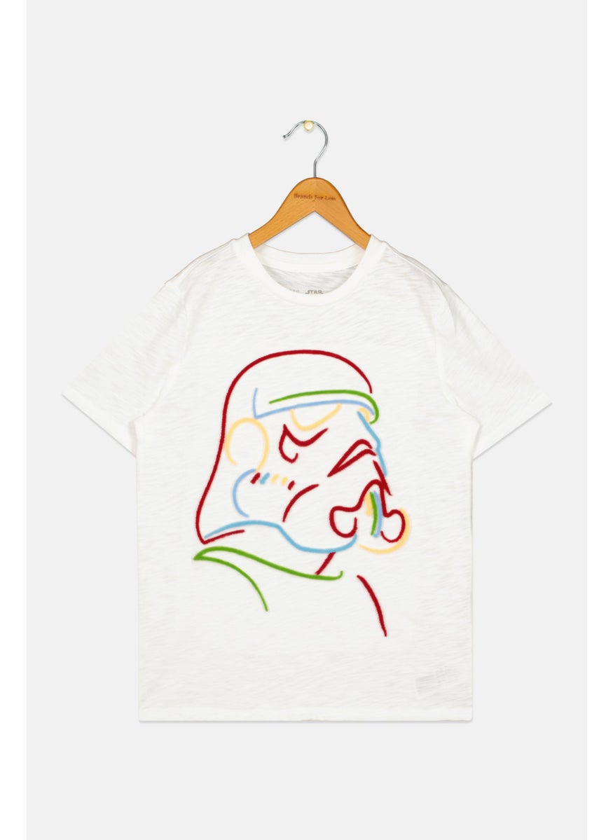 Gap x Star Wars Kids Boy Short Sleeves Graphic T-Shirt, White