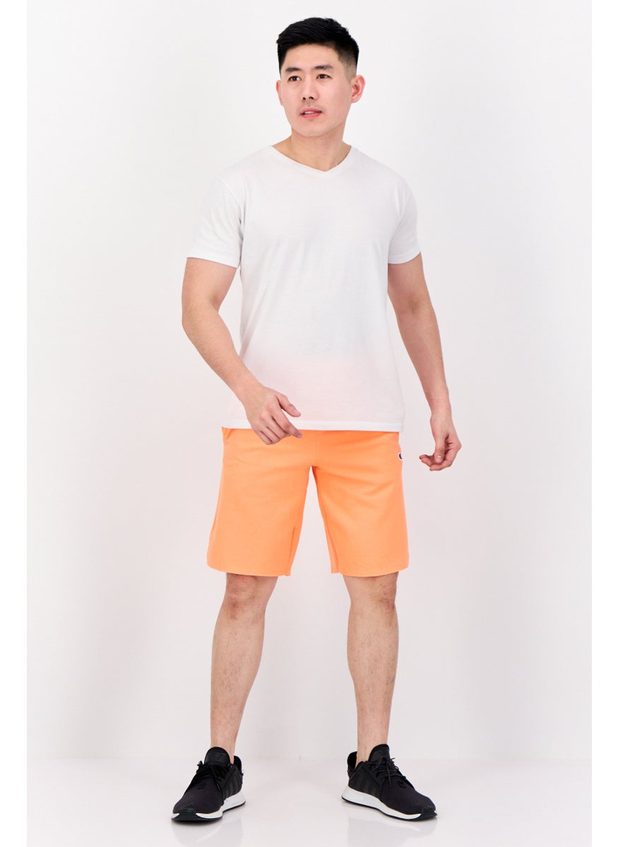 Men Sportswear Fit Outdoor Shorts, Orange