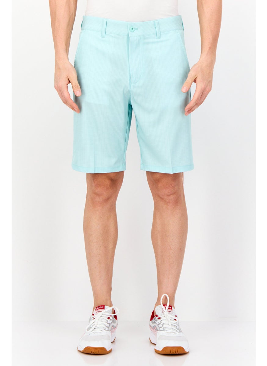 Men Sportswear Fit Golf Shorts, Mint Green
