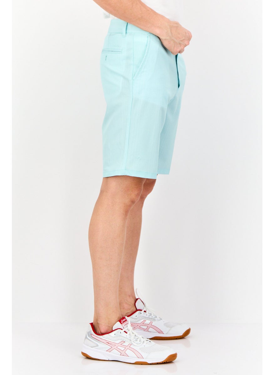 Men Sportswear Fit Golf Shorts, Mint Green