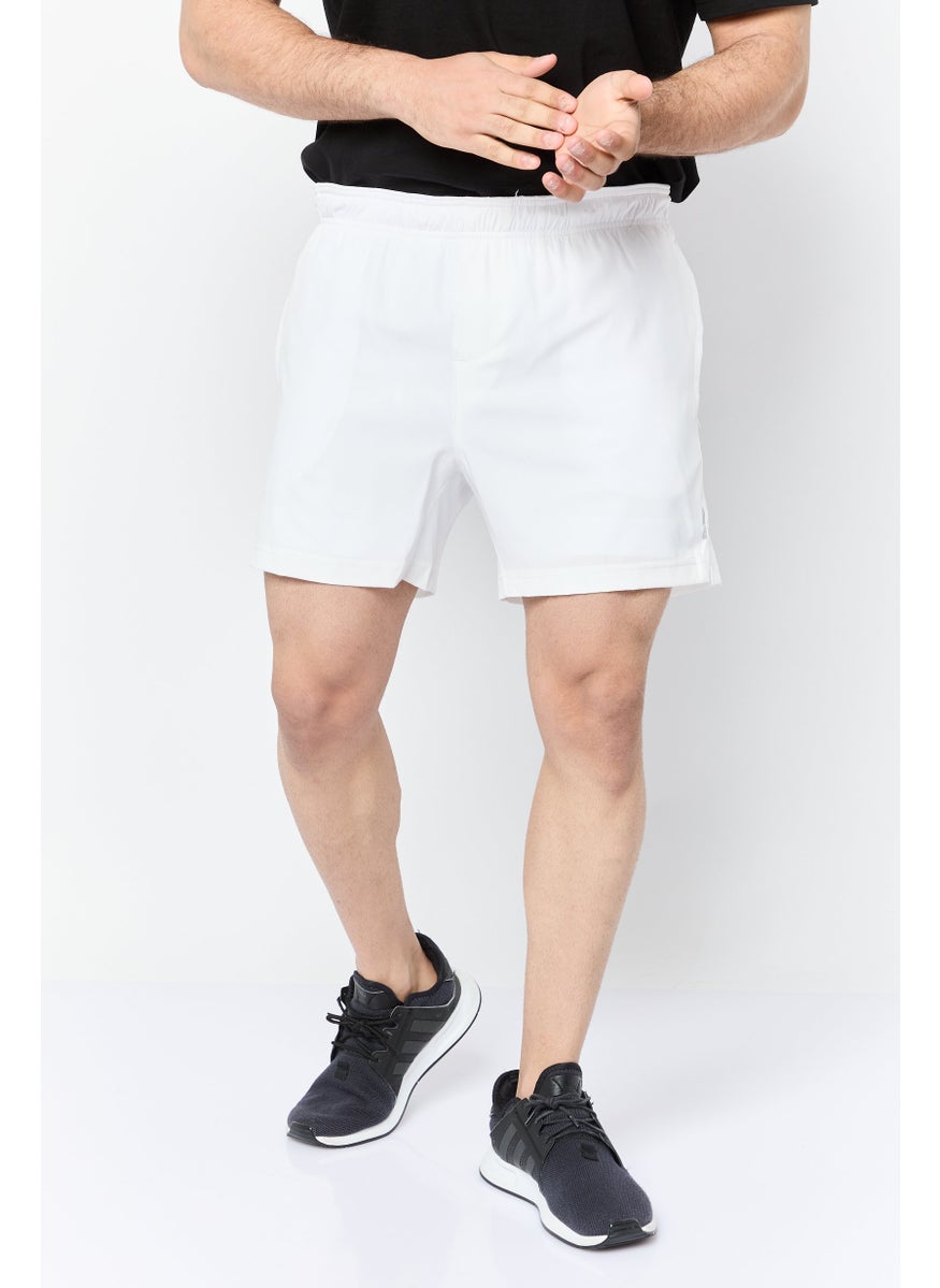 Men 5 Inseam Sportswear Fit Outdoor Short, White