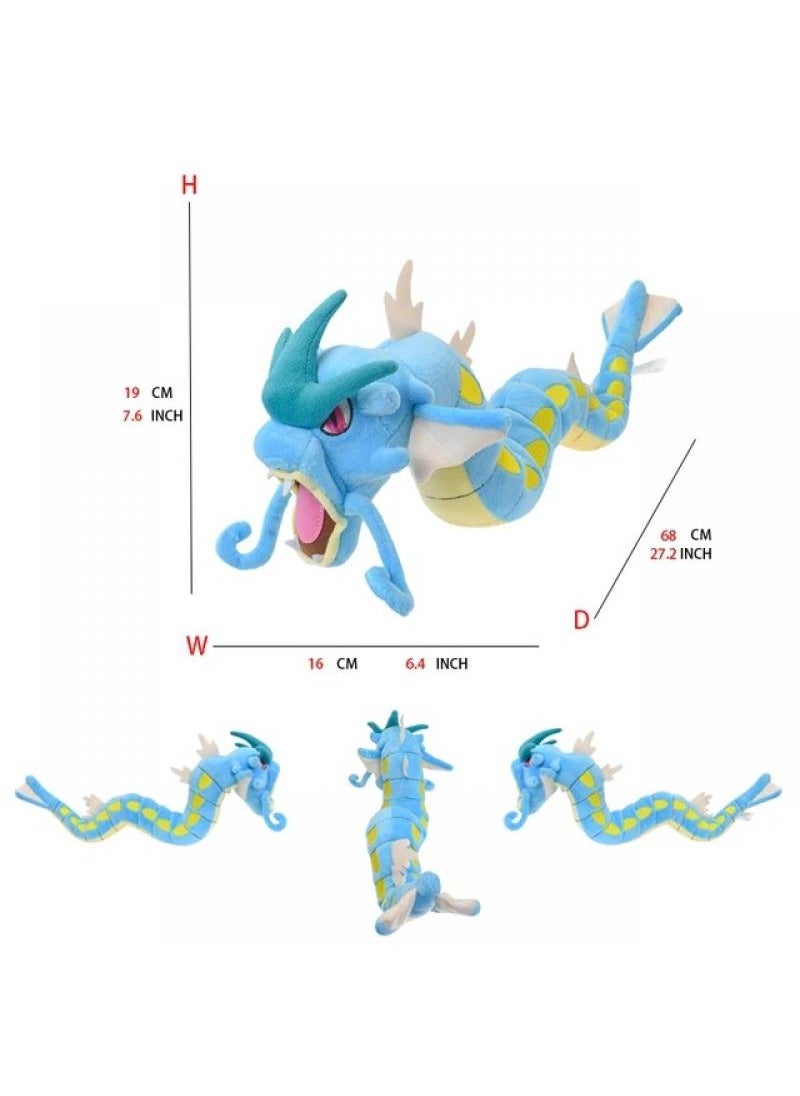 1-Piece Pocket Monsters Figure Gyarados Plush Toys 68cm