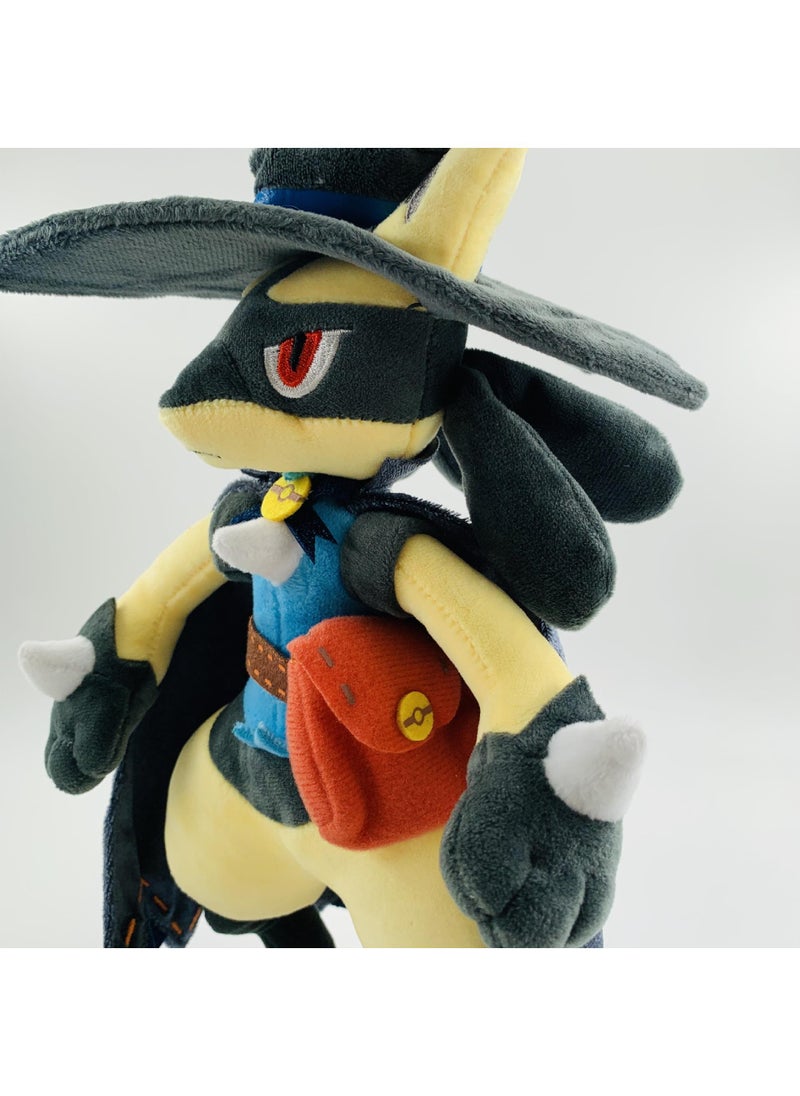 1-Piece Pocket Monsters Figure Lucario Plush Toys 32cm