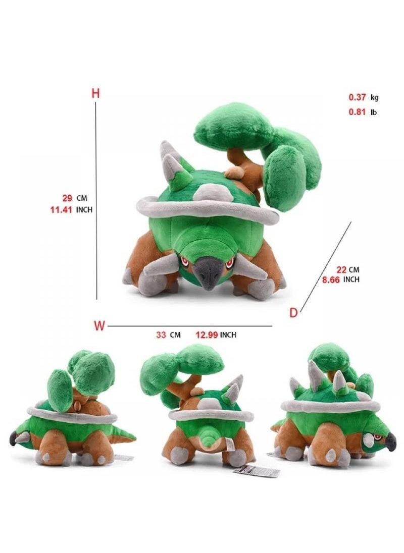 1-Piece Pocket Monsters Figure Torterra Plush Toys 29cm