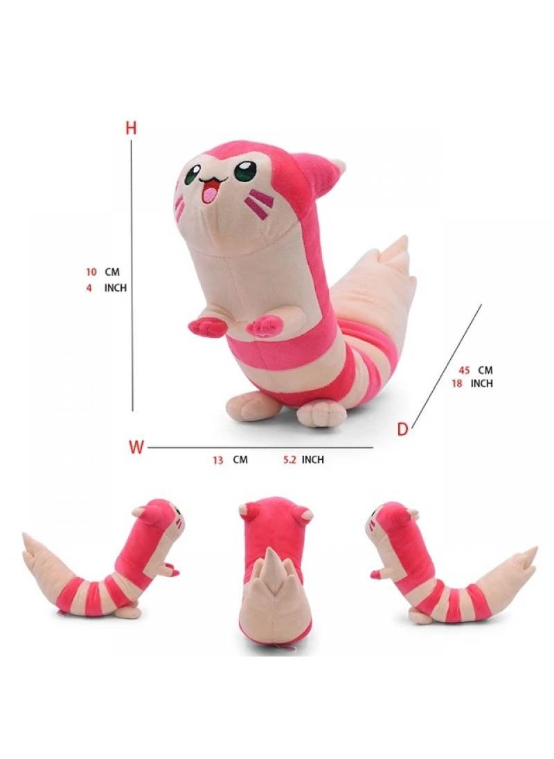1-Piece Pocket Monsters Figure Furret Plush Toys 45cm