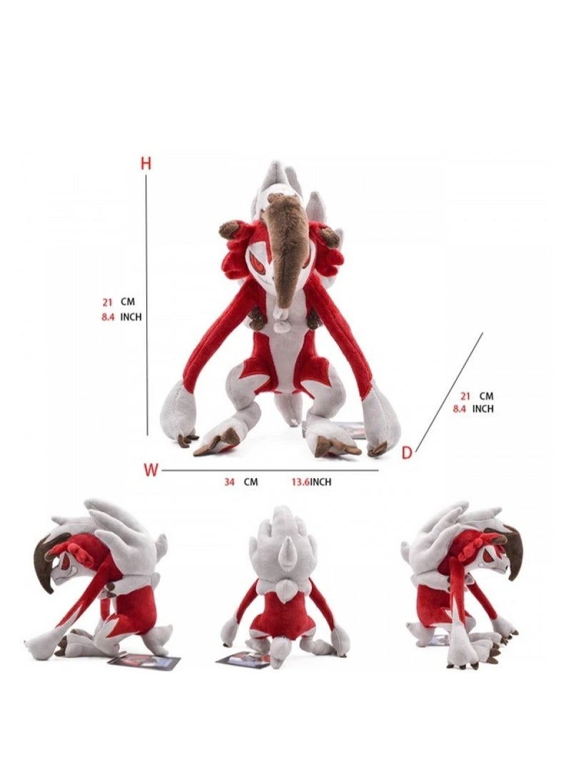 5-Piece Pocket Monsters Figure Lycanroc Plush Toys Set