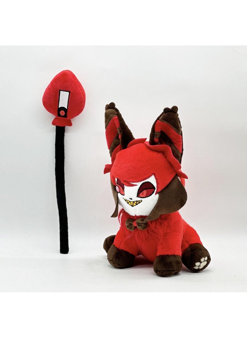 1-Piece Stolas Meow Hazbin Hotel Plush Toys Husk Meow Plush Cat Doll Perfect Gift For Boys And Girls