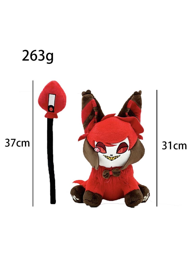 1-Piece Stolas Meow Hazbin Hotel Plush Toys Husk Meow Plush Cat Doll Perfect Gift For Boys And Girls