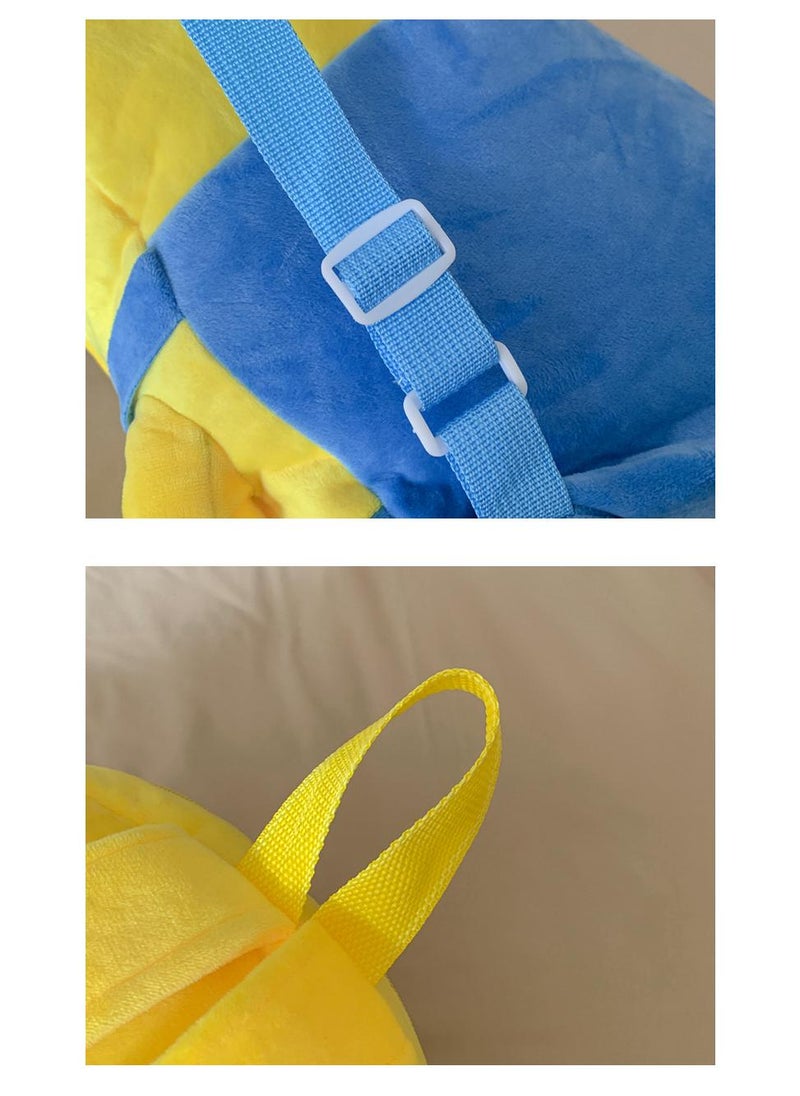 Minions Children's Plush Backpack Kindergarten Backpack Plush Shoulder Bag Gift For Kids