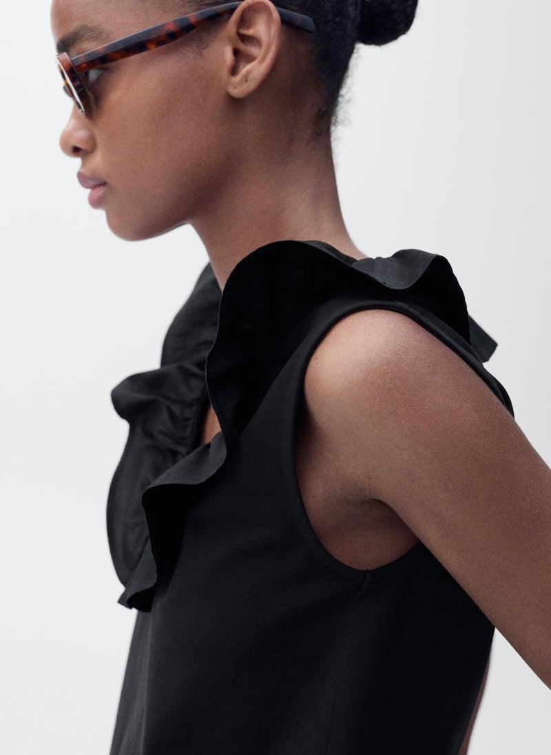 Cotton Top With Ruffles
