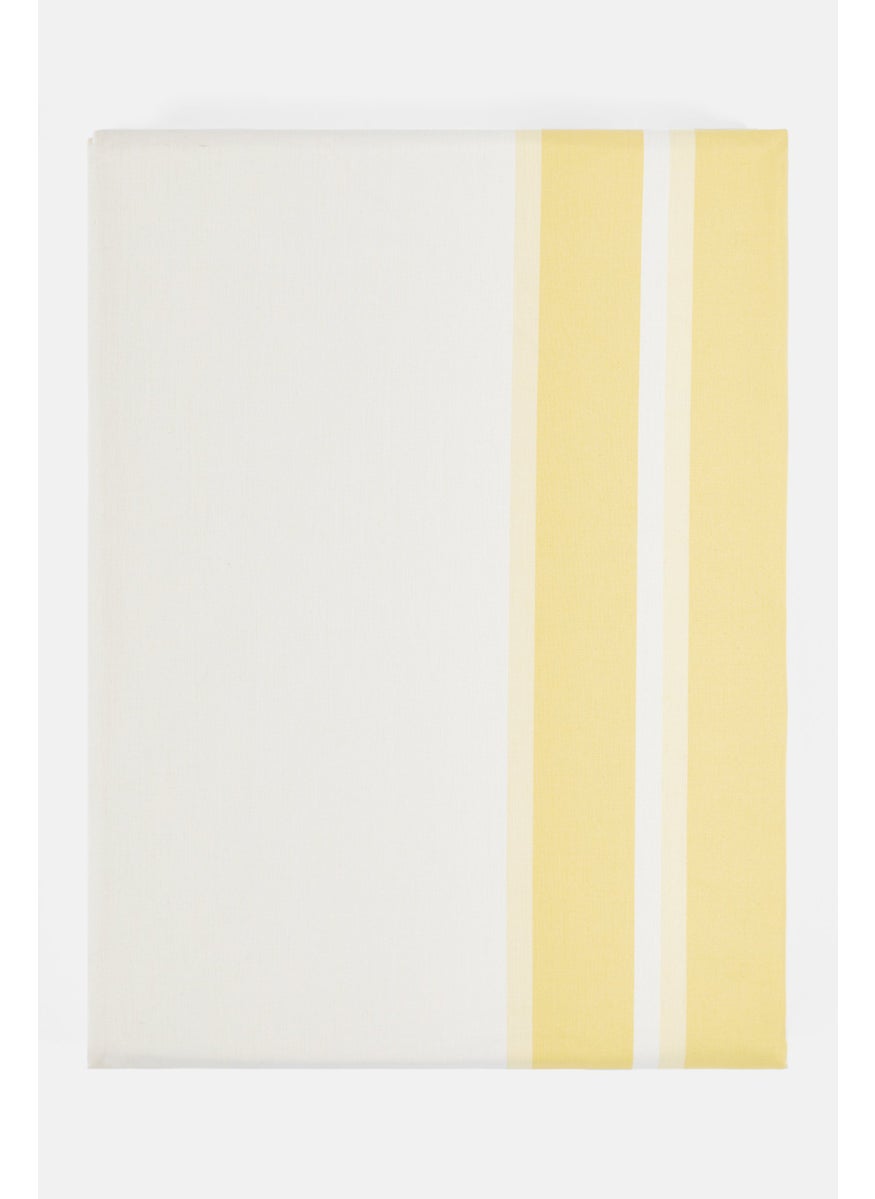 Double Percale Duvet Set 140 x 200 cm, Yellow